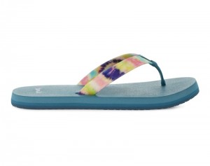 Sanuk Ashland ST Kids' Flip Flops Blue,Sanuk Philippines | CB65-6905F4