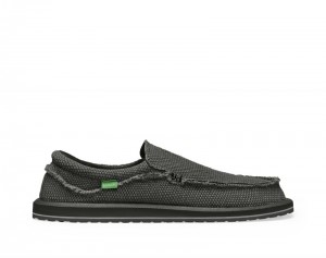 Sanuk Chiba Men Loafers Dark Grey,Sanuk Philippines | WX66-2566Z3