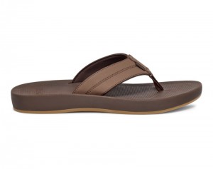 Sanuk Cosmic Coast Men Flip Flops Brown,Sanuk Philippines | FJ87-4497N7