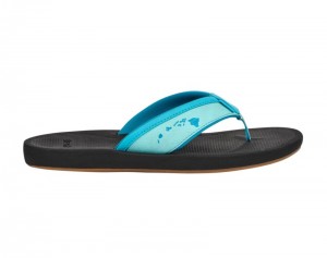 Sanuk Cosmic Islander H2O Women Flip Flops Blue,Sanuk Philippines | GO79-9809T6