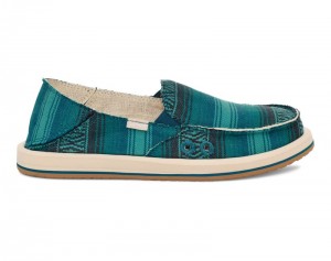 Sanuk Donna Blanket Women Loafers Deep Green,Sanuk Philippines | GA40-1680D7