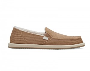 Sanuk Donna Cord Chill Women Loafers Brown,Sanuk Philippines | YS39-0479T6