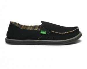 Sanuk Donna Hemp Women Slip On Black,Sanuk Philippines | WA37-9137X8