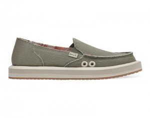 Sanuk Donna ST Hemp Women Loafers Olive,Sanuk Philippines | ET62-0932C8