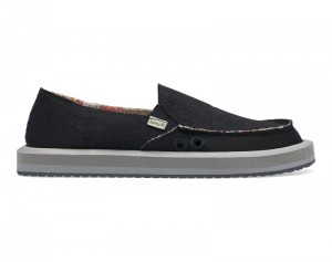 Sanuk Donna ST Hemp Women Slip On Black,Sanuk Philippines | US53-5233Q1