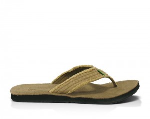 Sanuk Fraid Not Big & Tall Men Flip Flops Khaki,Sanuk Philippines | IH08-6068M4