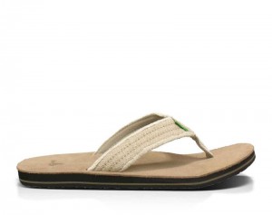 Sanuk Fraid Not Men Flip Flops Khaki,Sanuk Philippines | AT30-2440Q2