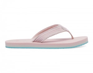 Sanuk Fraidy Stacker Kids' Flip Flops Pink,Sanuk Philippines | GR23-6983D6