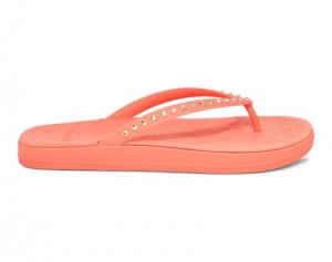 Sanuk Funshine Gem Women Flip Flops Coral,Sanuk Philippines | QF93-6703R8