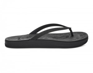 Sanuk Funshine Women Flip Flops Black,Sanuk Philippines | TU73-8013F8