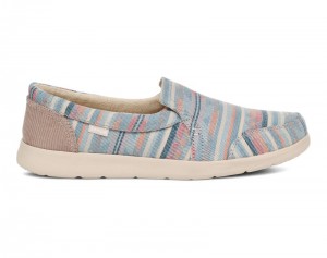 Sanuk Hangout Lite Blanket Women Slip On Blue Multicolor,Sanuk Philippines | ME83-5923P4