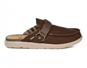 Sanuk Happy Hour Lite Men Mules Brown,Sanuk Philippines | UK36-6336E7