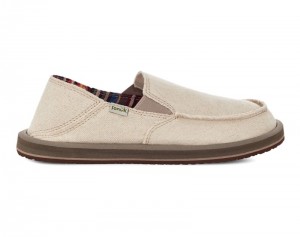 Sanuk Lil Don Sidewalk Surfer Kids' Loafers Beige,Sanuk Philippines | YW67-1997Q4