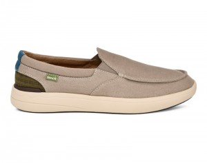 Sanuk Mason Slip On Men Loafers Beige,Sanuk Philippines | ZU43-4753F9