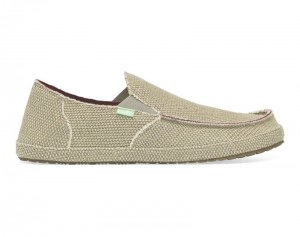 Sanuk Rounder Men Loafers Beige,Sanuk Philippines | TZ34-2934P3