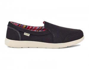 Sanuk Sidewalk Surfer Lite 2 SL Women Slip On Black,Sanuk Philippines | NU53-9683L4