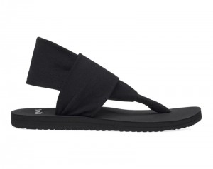 Sanuk Sling ST Women Sandals Black,Sanuk Philippines | GD80-3500L9