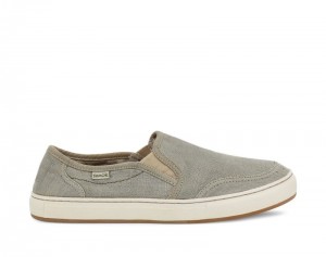 Sanuk Tideline Hemp Slip-on Men Shoes Grey,Sanuk Philippines | XU96-1016E6