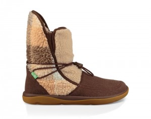 Sanuk Tripper Flurry Women Winter Boots Brown,Sanuk Philippines | NE02-5022U9