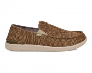 Sanuk Tripper Lite 2 SL Mesh Men Loafers Brown,Sanuk Philippines | OZ84-8964V3