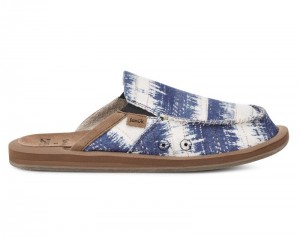 Sanuk We Got Your Back St Surfrider Men Mules Blue / White,Sanuk Philippines | LX92-2712M2