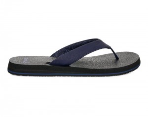 Sanuk Yoga Mat II Women Flip Flops Navy Stripe,Sanuk Philippines | VG86-4956B8