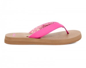 Sanuk Yoga Mat II Women Flip Flops Pink,Sanuk Philippines | PZ11-7201S4