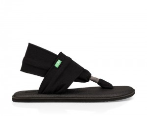 Sanuk Yoga Sling 2 Women Sandals Black,Sanuk Philippines | PS59-4409N1