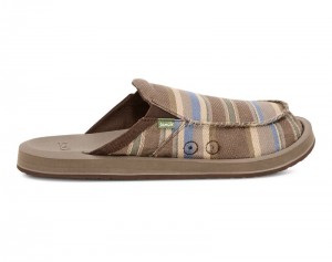 Sanuk You Got My Back Blanket Men Mules Brown Multicolor,Sanuk Philippines | HM94-5024G9