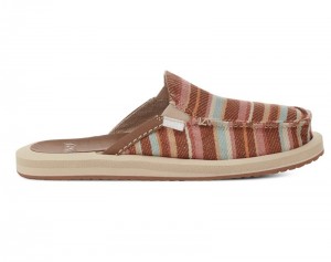 Sanuk You Got My Back St Blanket Women Mules Brown Multicolor,Sanuk Philippines | IQ40-9130Z6