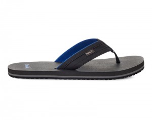 Sanuk Ziggy ST Kids' Flip Flops Black,Sanuk Philippines | UT29-4339S4