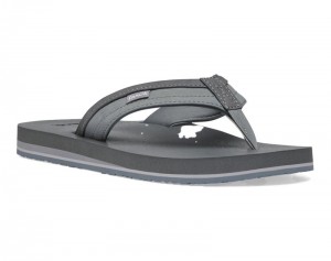 Sanuk Ziggy ST Men Flip Flops Grey,Sanuk Philippines | GB57-9937P7