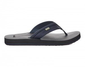 Sanuk Ziggy ST Men Flip Flops Navy,Sanuk Philippines | PD37-1707U4