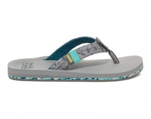 Sanuk Ziggy Switchfit X Surfrider Women Flip Flops Grey,Sanuk Philippines | JX35-2215O1