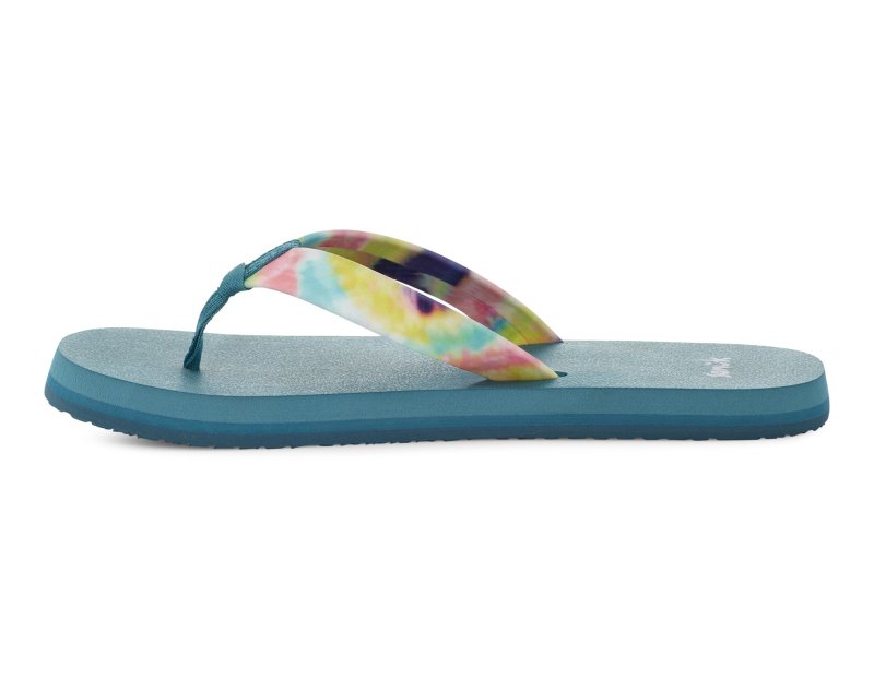 Sanuk Ashland ST Kids' Flip Flops Blue,Sanuk Philippines | CB65-6905F4