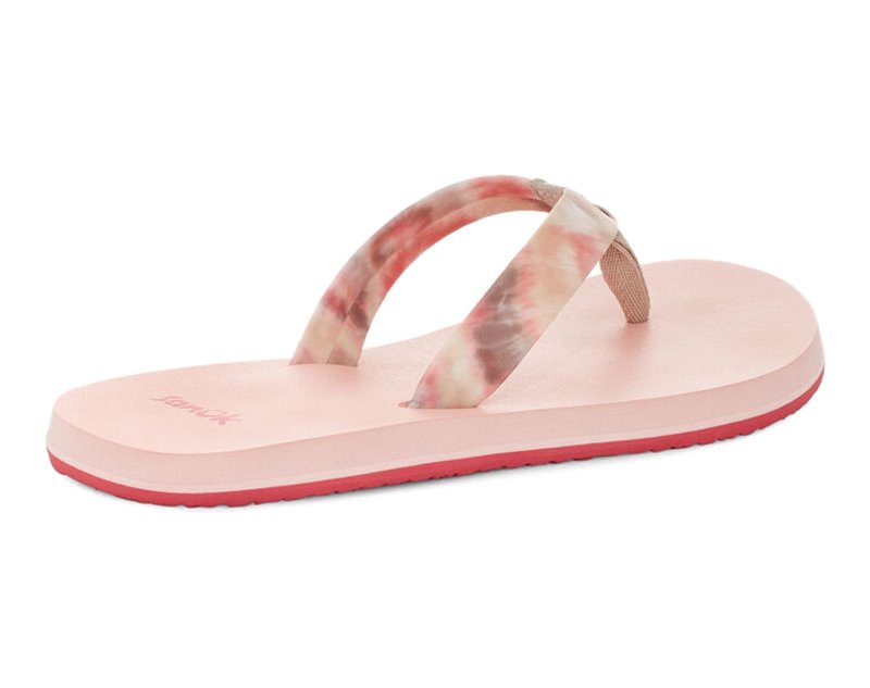 Sanuk Ashland ST Kids' Flip Flops Pink,Sanuk Philippines | FW14-5274A8