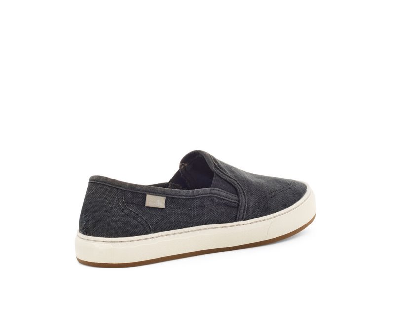 Sanuk Avery Hemp Vegan Slip-on Women Sidewalk Surfers Black,Sanuk Philippines | UQ54-8074C4