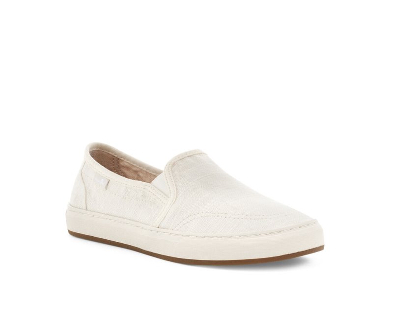 Sanuk Avery Hemp Vegan Slip-on Women Sidewalk Surfers White,Sanuk Philippines | ZN22-4432S5