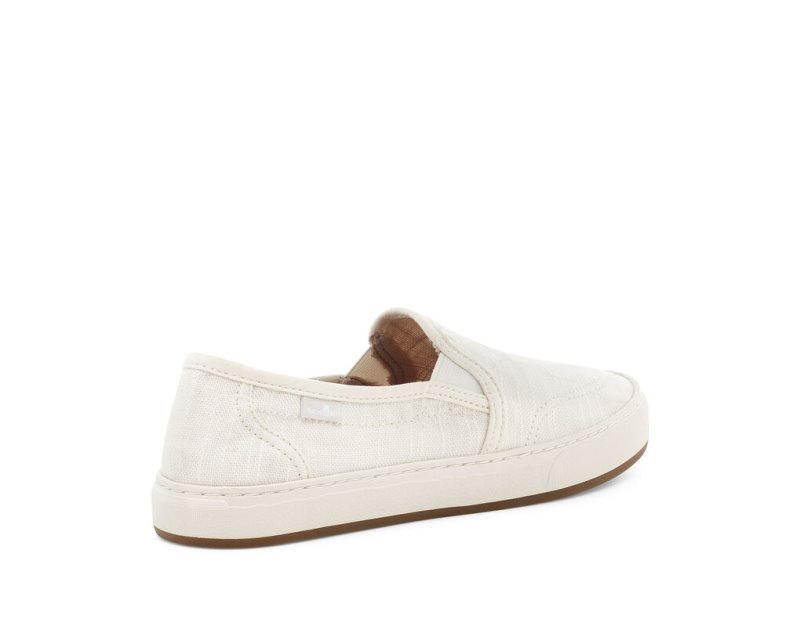 Sanuk Avery Hemp Vegan Slip-on Women Sidewalk Surfers White,Sanuk Philippines | ZN22-4432S5