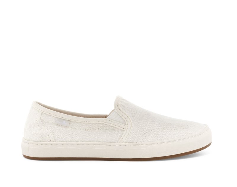 Sanuk Avery Hemp Vegan Slip-on Women Sidewalk Surfers White,Sanuk Philippines | ZN22-4432S5