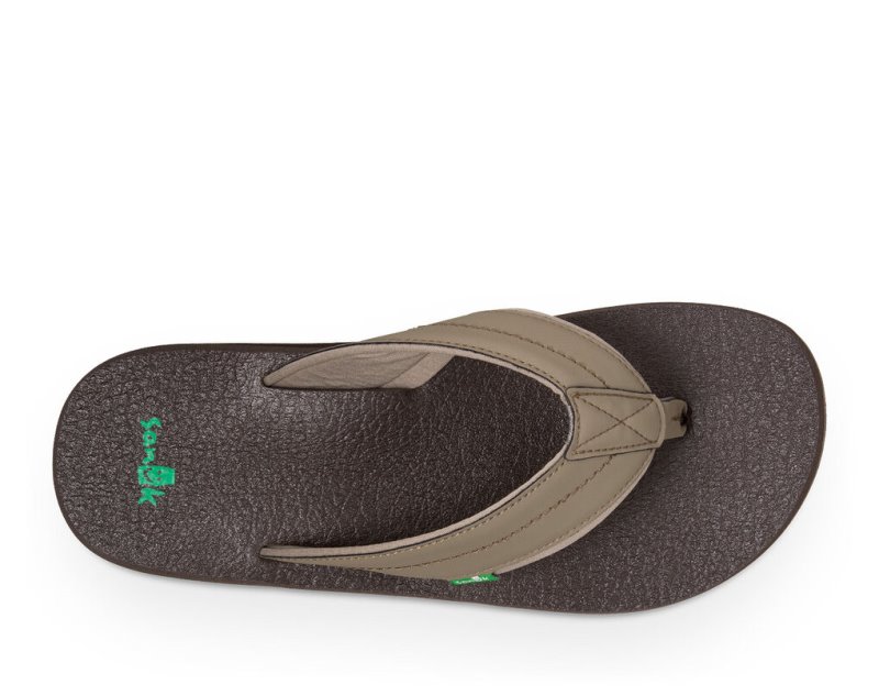 Sanuk Beer Cozy 2 Men Flip Flops Chocolate,Sanuk Philippines | JW72-1702Q2