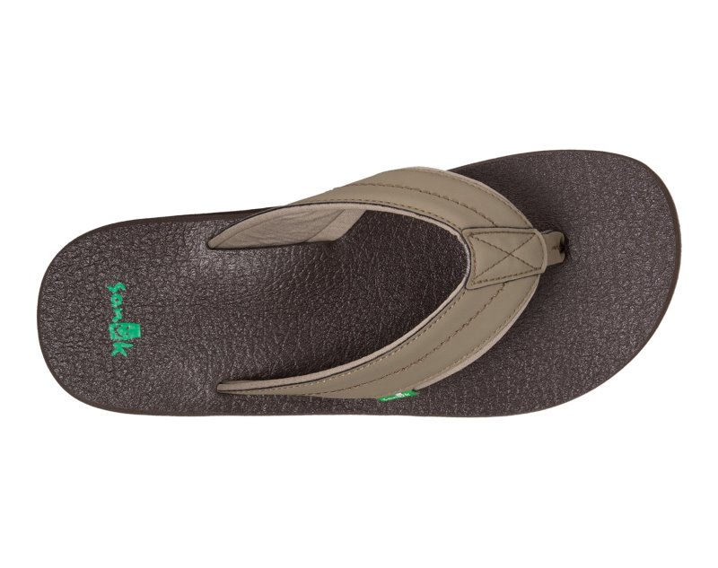 Sanuk Beer Cozy 2 Men Flip Flops Olive,Sanuk Philippines | VZ89-4539P7