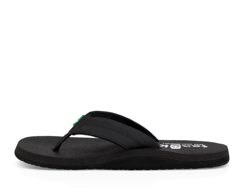 Sanuk Beer Cozy Coaster Men Flip Flops Black,Sanuk Philippines | XU79-4489D8