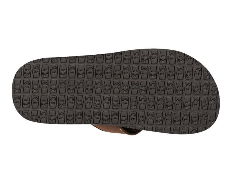 Sanuk Beer Cozy Primo Men Flip Flops Brown,Sanuk Philippines | FY65-2665U8