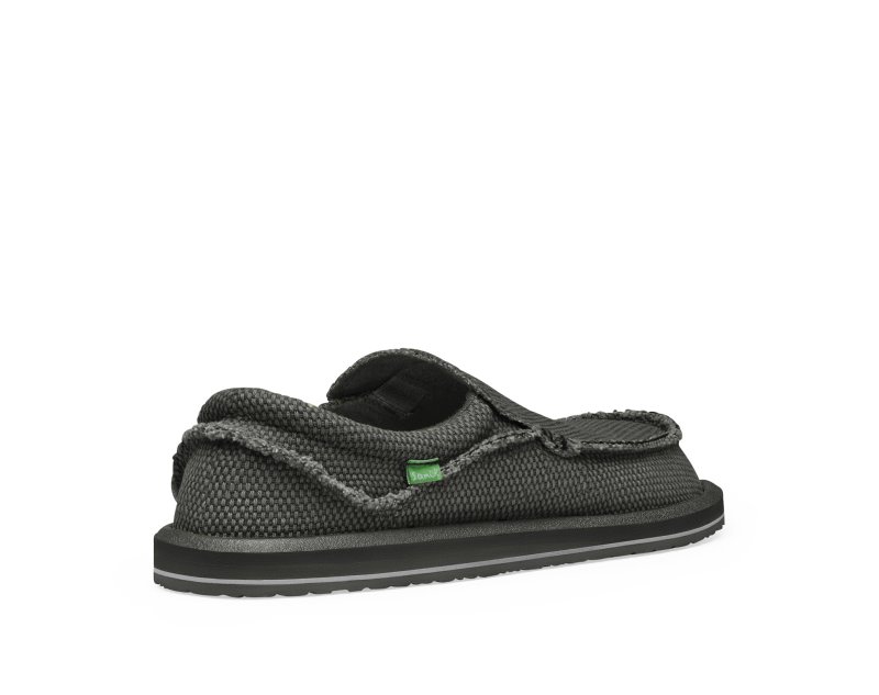 Sanuk Chiba Men Loafers Dark Grey,Sanuk Philippines | WX66-2566Z3