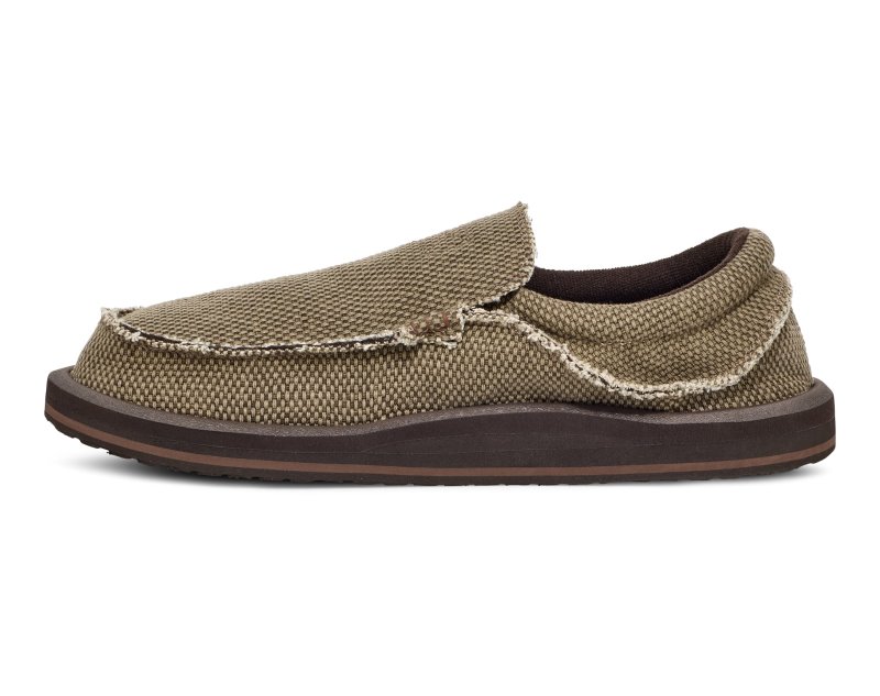 Sanuk Chiba Men Loafers Olive,Sanuk Philippines | CH53-9683X6