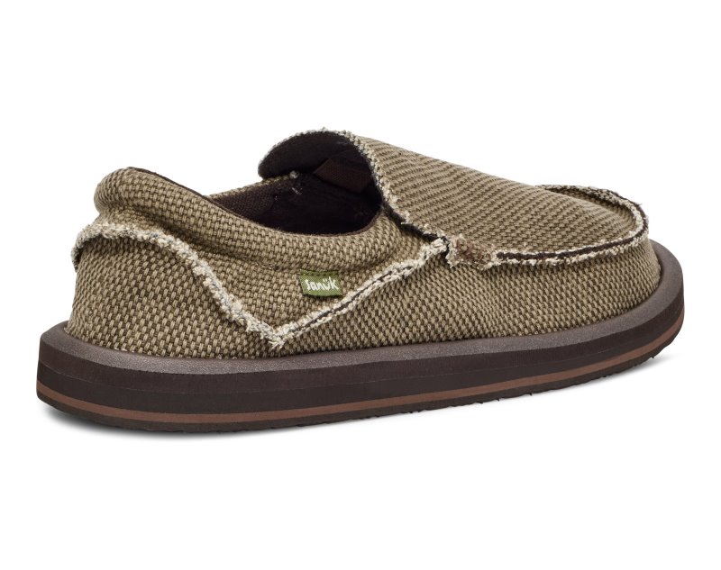 Sanuk Chiba Men Loafers Olive,Sanuk Philippines | CH53-9683X6