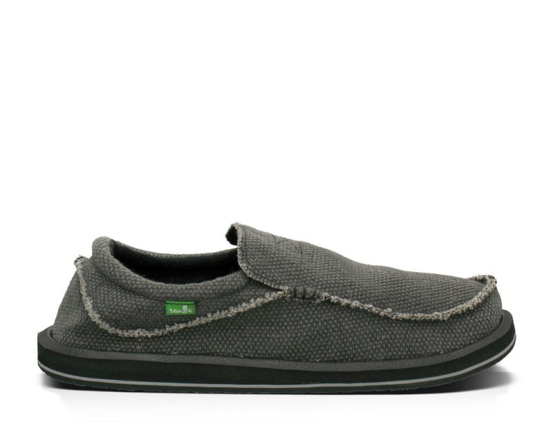 Sanuk Chiba Men Shoes Dark Grey,Sanuk Philippines | GJ94-2384F4