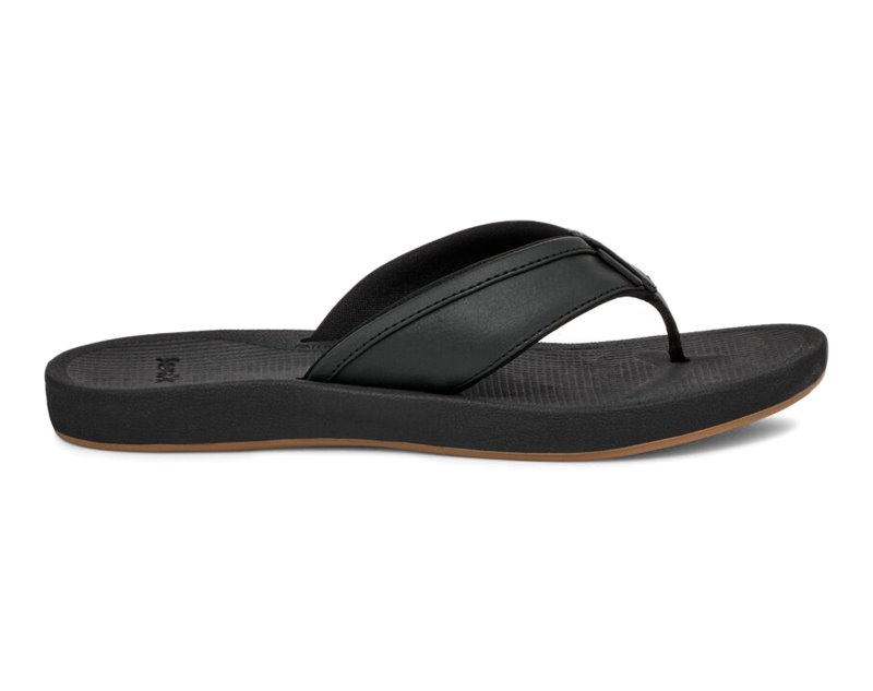 Sanuk Cosmic Aquarius H2O Women Flip Flops Black,Sanuk Philippines | NZ57-3617I2