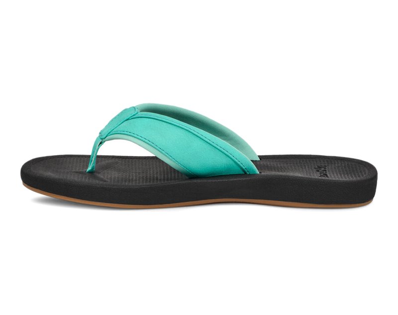 Sanuk Cosmic Aquarius H2O Women Flip Flops Dark Turquoise,Sanuk Philippines | KS13-2213S0